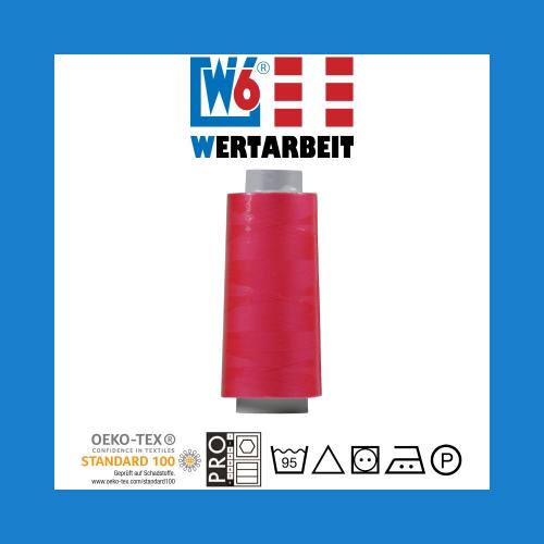 W6 Overlockgarn Pink (2.500 m) Farb-Nr. 8813