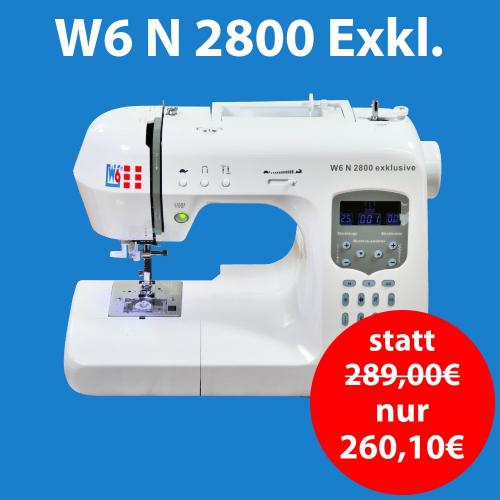 W6 Nhmaschine N 2800 Exklusive